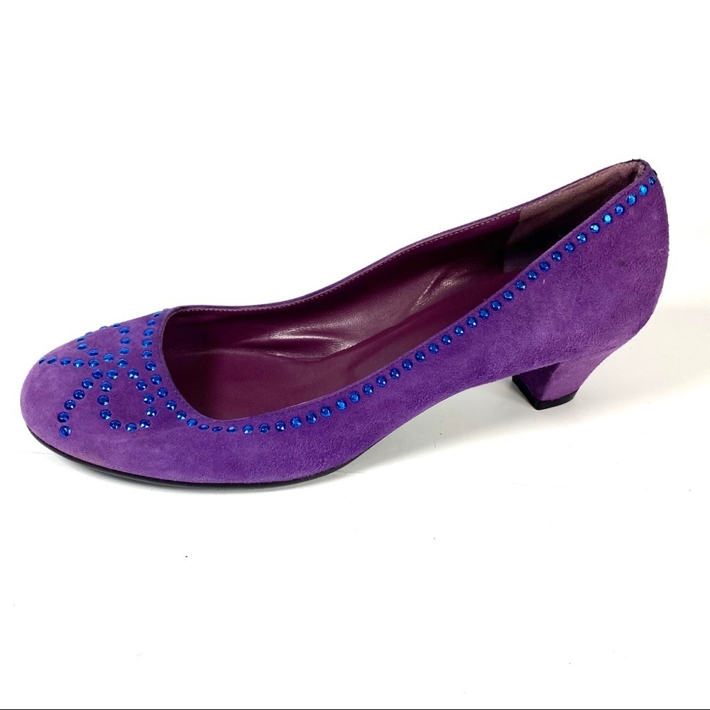 Marc Jacobs Pumps Purple Blue Rhinestones Size‎ 37